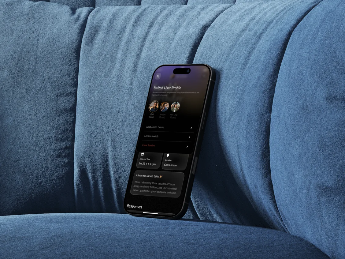 Hatcha — switch user profile screen
